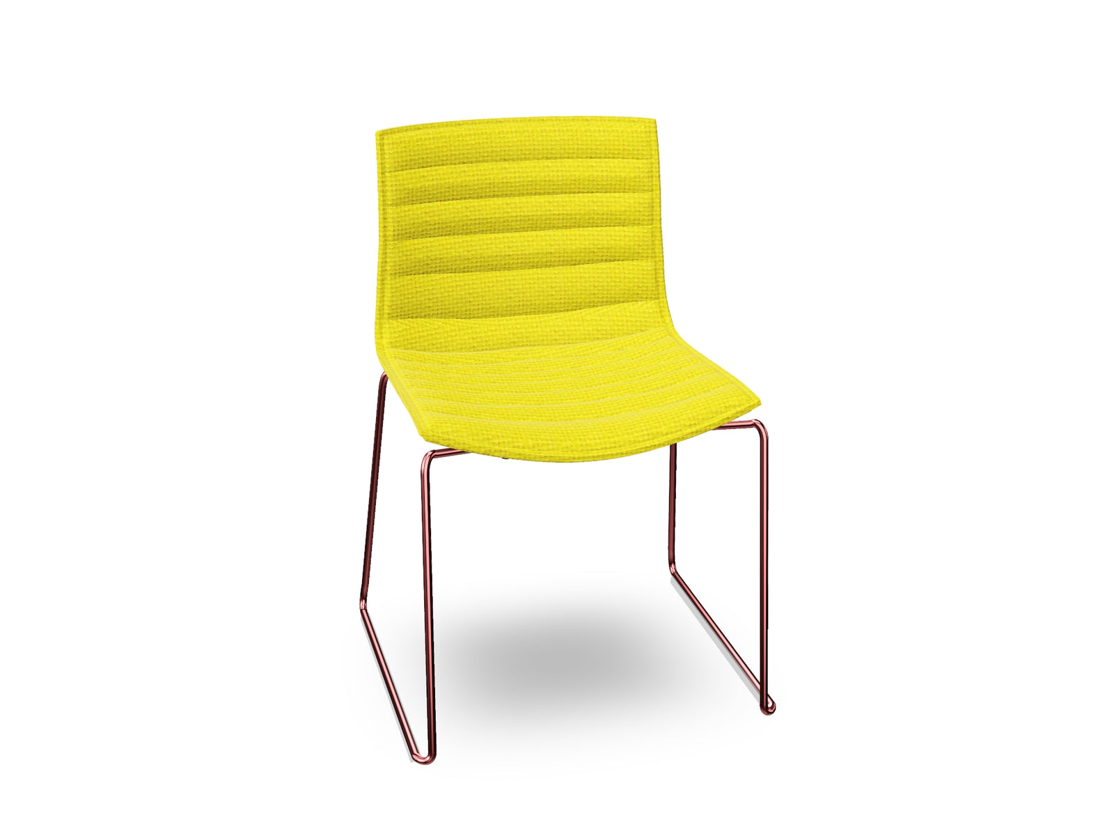 Catifa 46 Sled Base With Fully Upholstered
