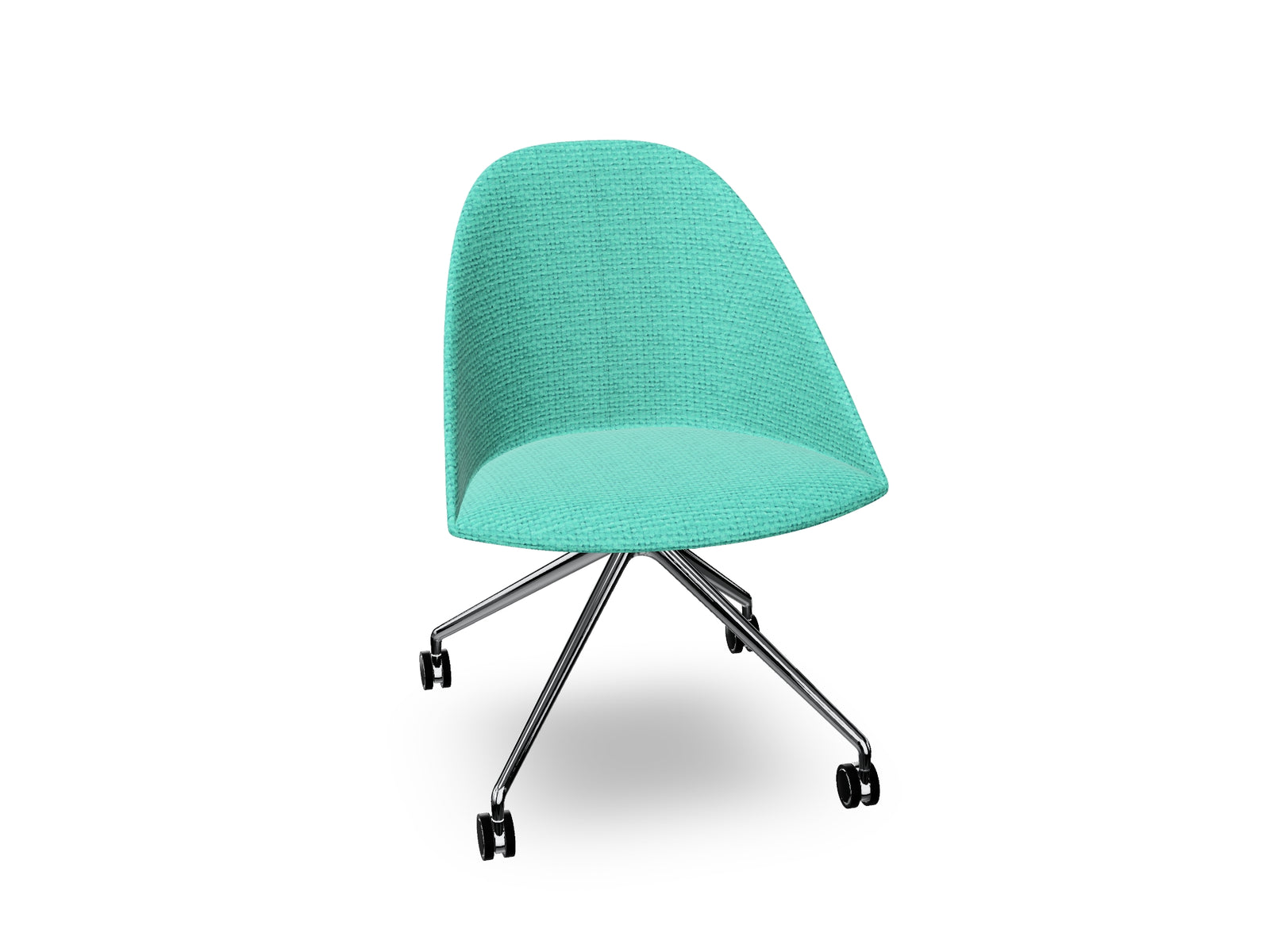Cila Fully Upholtered Chair With Fixed Trestle Base