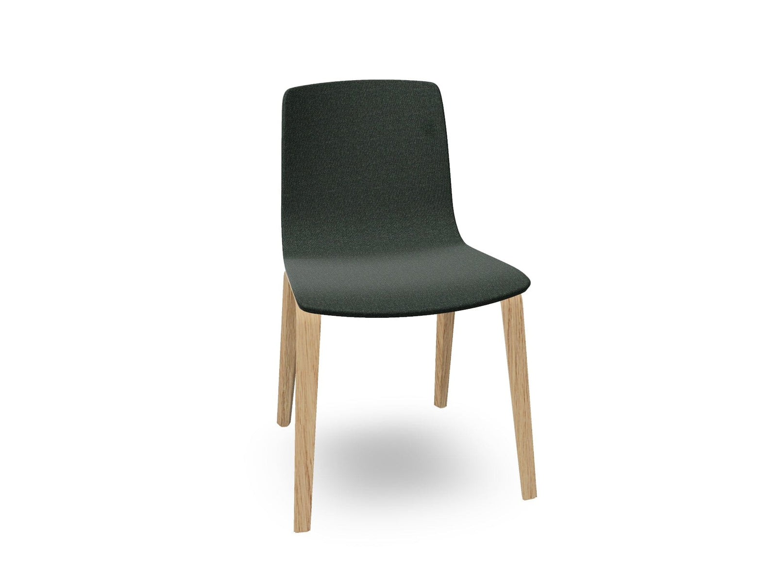 Aava 02-4 Wood Legs Chair With Fully Upholstered Chairs Arper