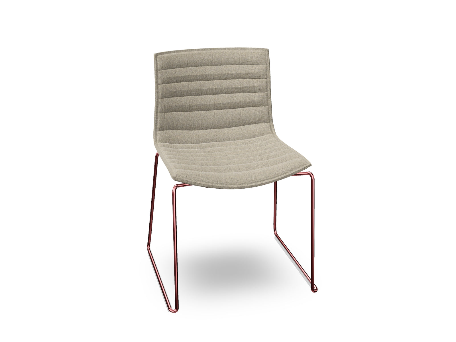 Catifa 46 Sled Base With Fully Upholstered