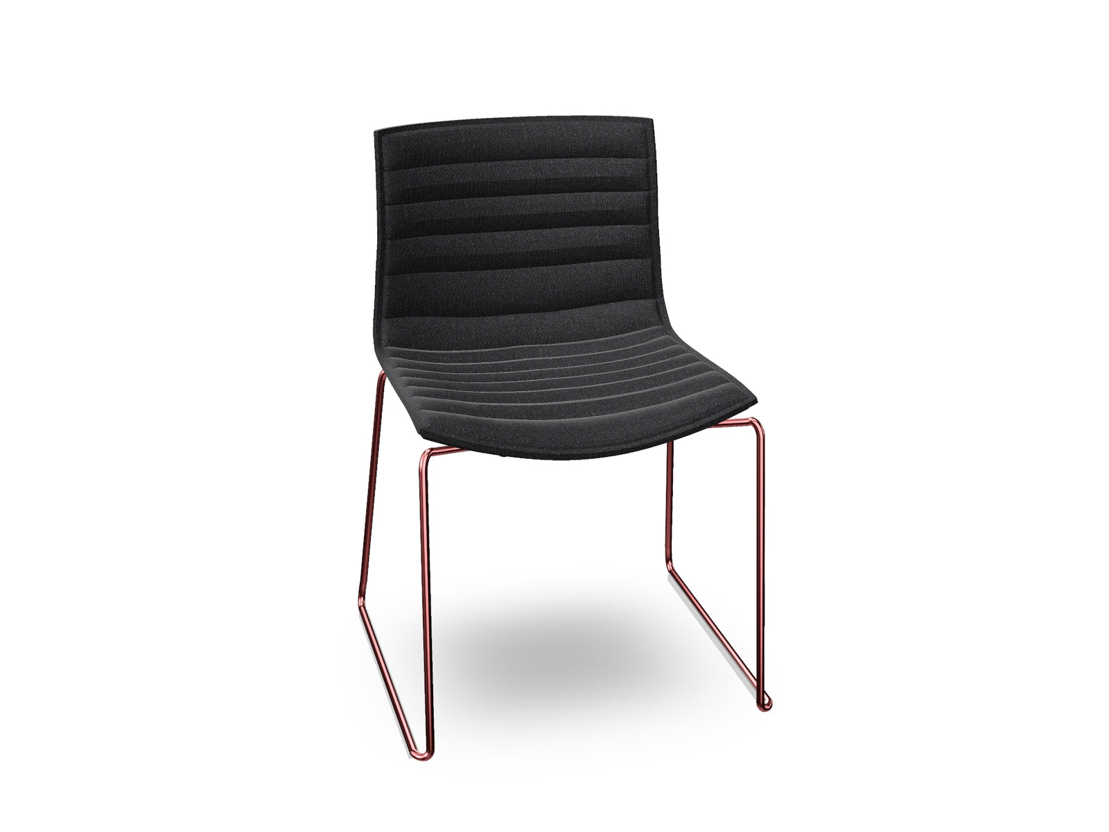 Catifa 46 Sled Base With Fully Upholstered