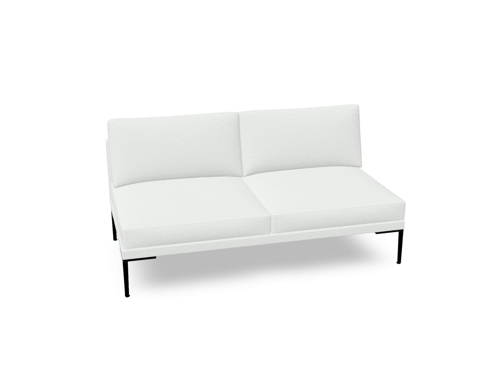 Steeve Two Seat Sofa Without Arms Sofa Arper