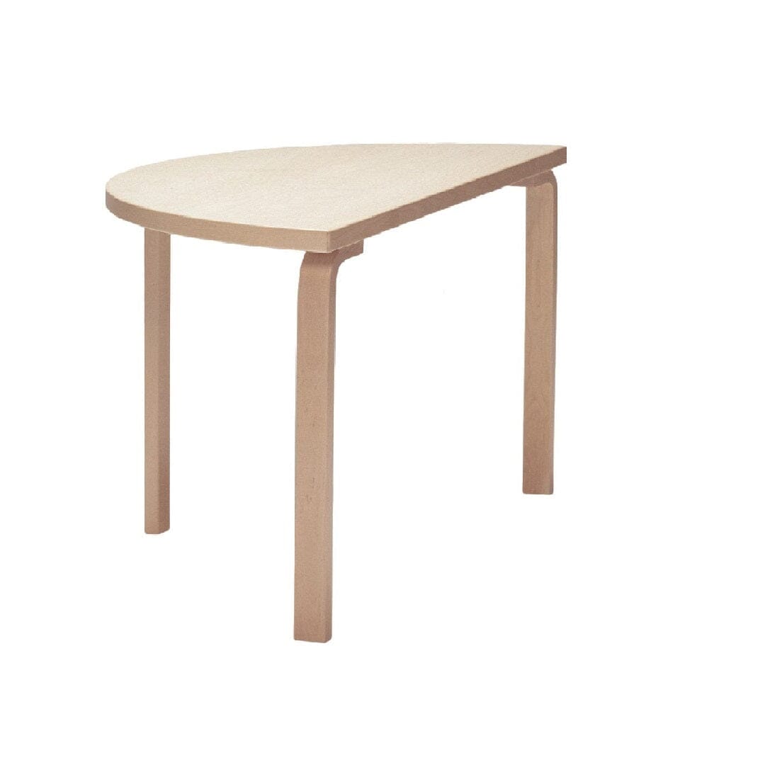 Aalto Table Half Round 95 table Artek