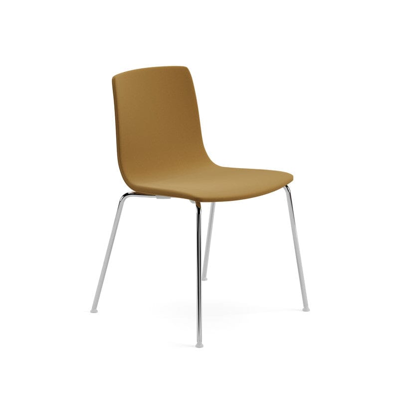 Aava 02 Polypropylene Chair With 4 Leg Base Fully Upholstery Chairs Arper