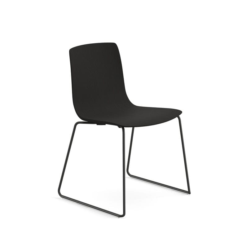 Aava 02 Sled Base Wood Chair Chairs Arper