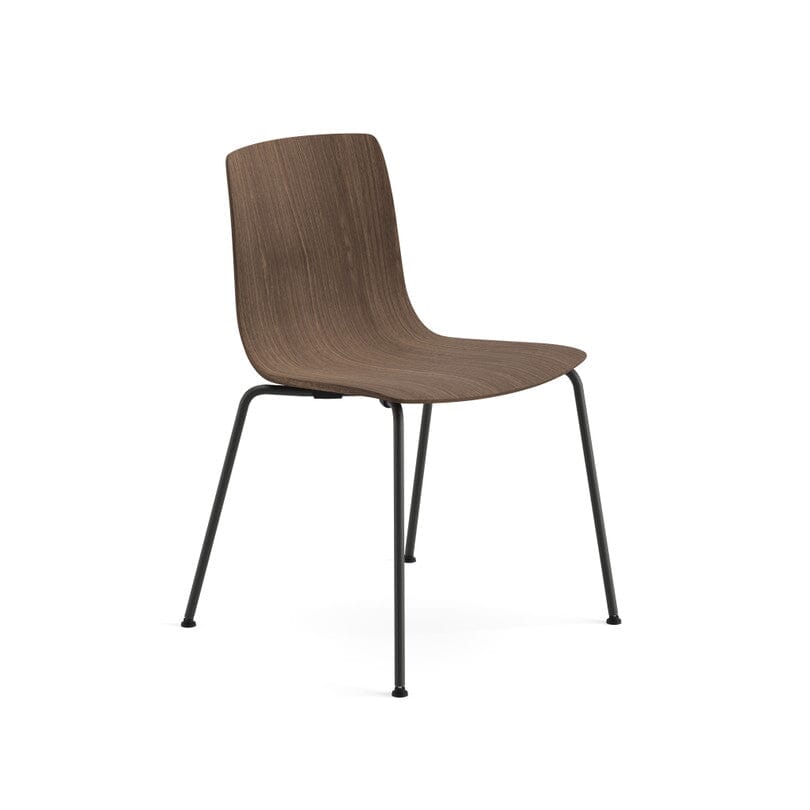 Aava 02 Wood Shell Chair With 4 Leg Base Chairs Arper