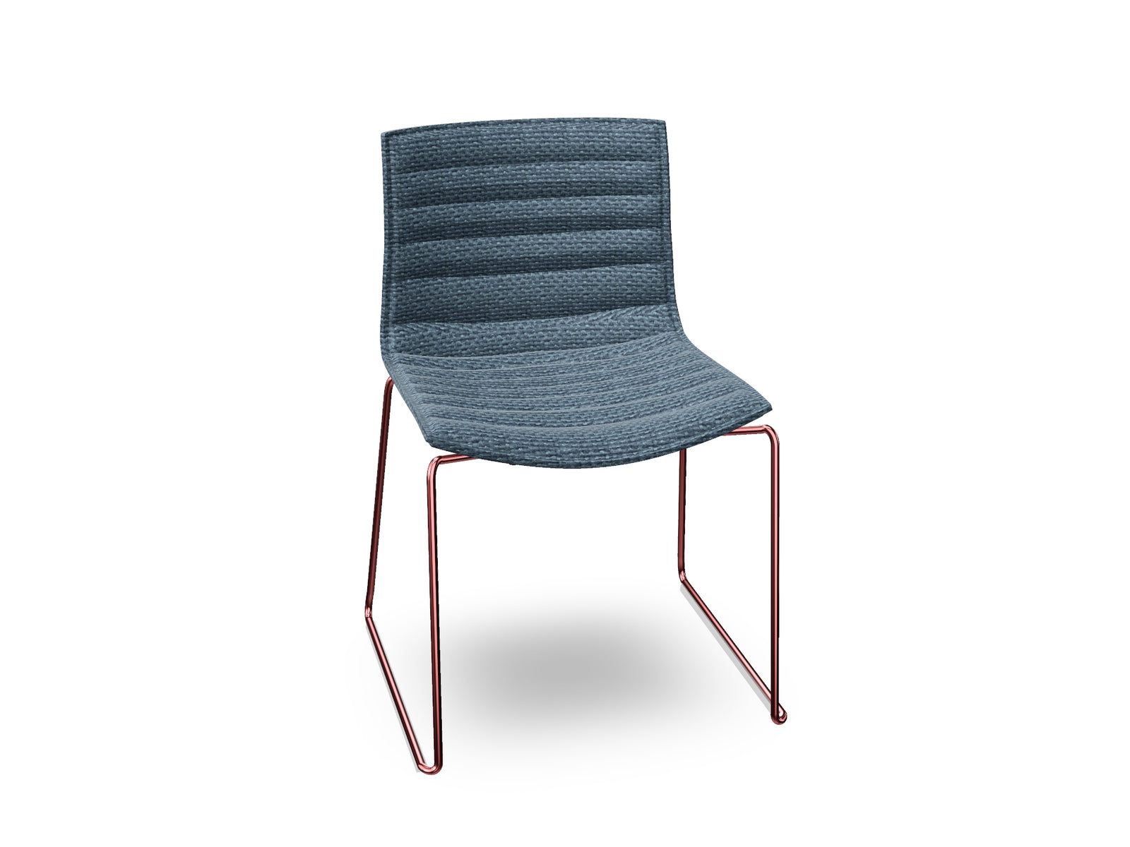 Catifa 46 Sled Base With Fully Upholstered