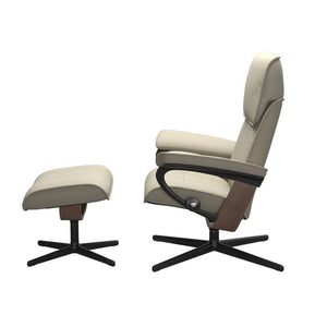 Admiral Chair and Ottoman With Cross Base Chairs Stressless 