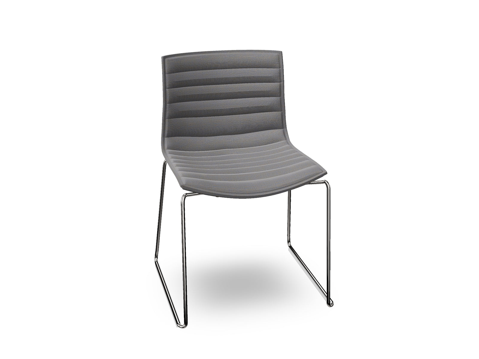 Catifa 46 Sled Base With Fully Upholstered
