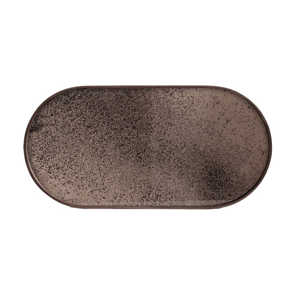 Aged Bronze Mirror Tray Tray Ethnicraft