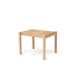 AH911 Outdoor Side Table/stool side/end table Carl Hansen Teak Untreated No Seat Cushion 