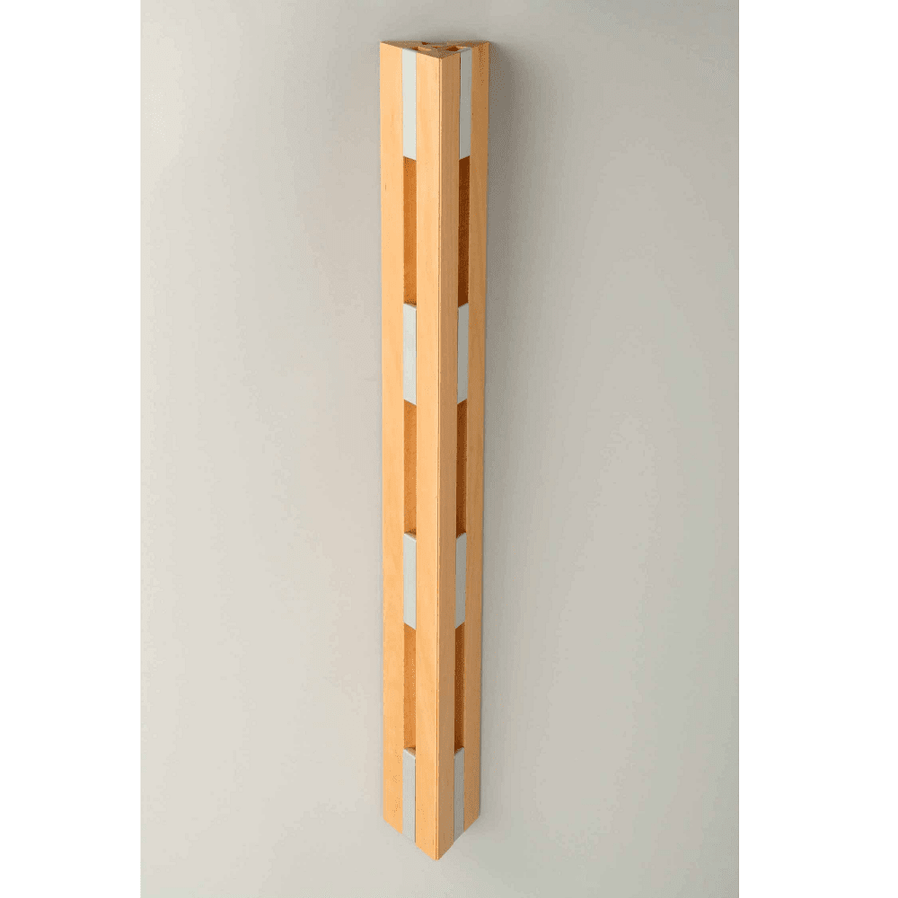 Knax Vertical 8 Hook Coat Rack Coat Hooks Loca Aluminum Beech Lacquer