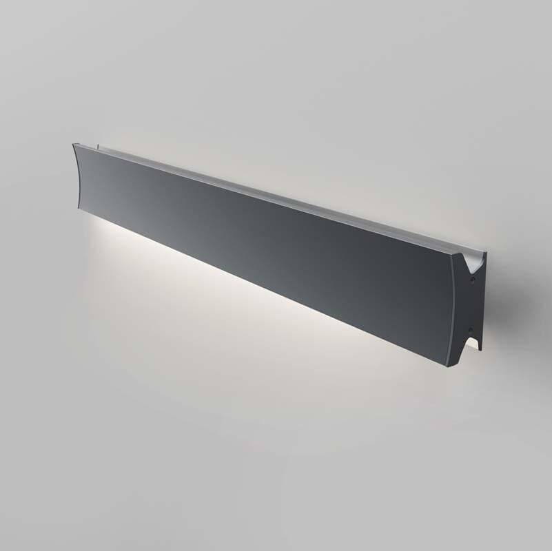 Lineacurve LED Wall/Ceiling Light wall / ceiling lamps Artemide 36" Mono Anthracite Grey 3000K-90 CRI