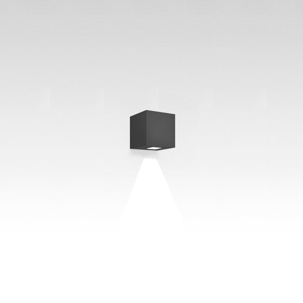 Effetto Square Outdoor Wall Light Outdoor Lighting Artemide 1 Large Beam Anthracite Grey