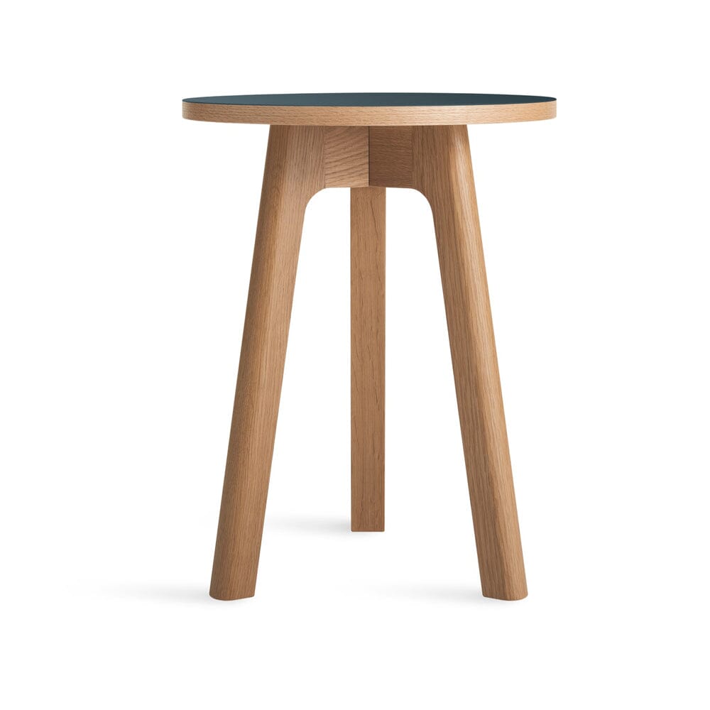 Apt Tall Side Table End Tables BluDot Navy Green / White Oak
