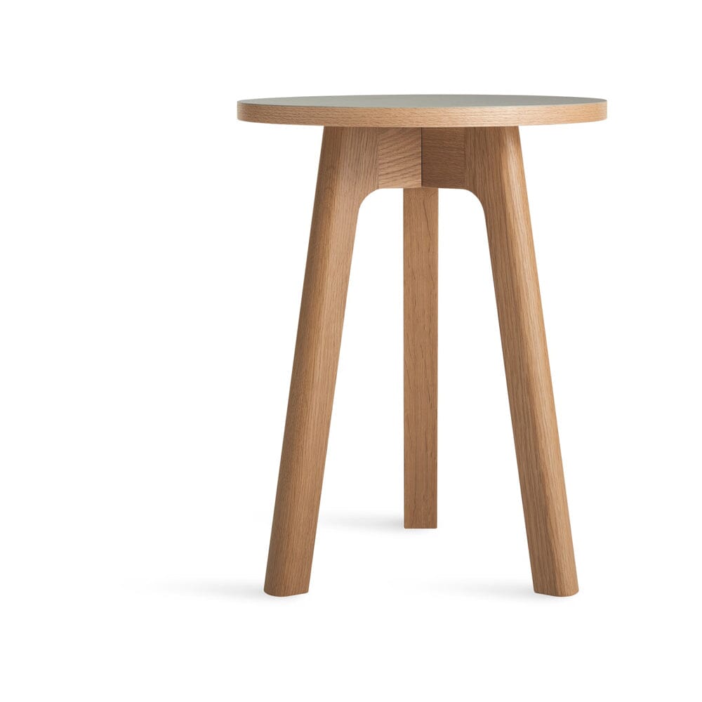 Apt Tall Side Table End Tables BluDot Putty / White Oak