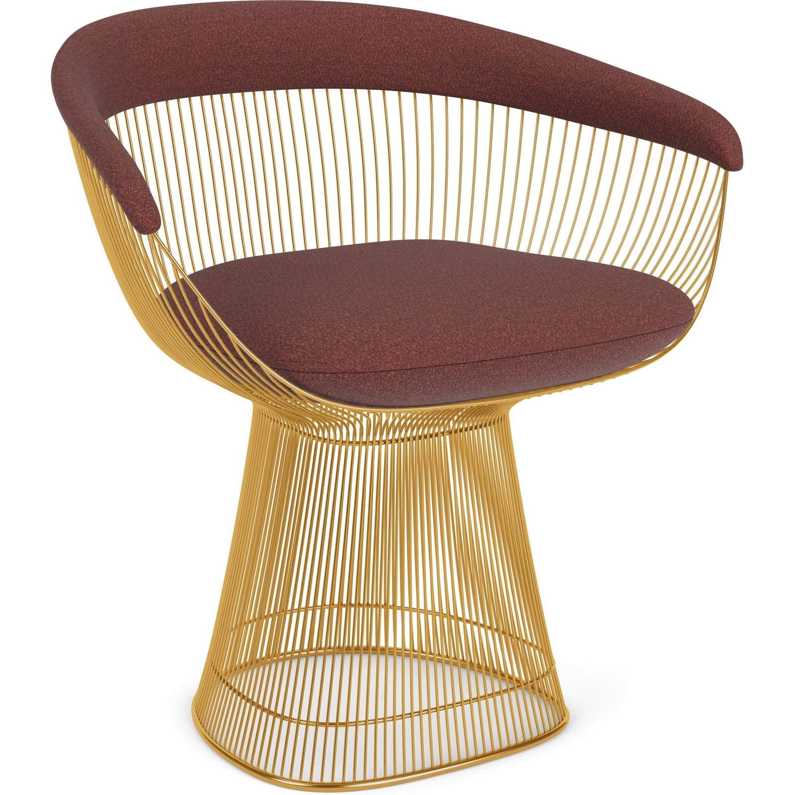Platner Arm Chair - Gold Side/Dining Knoll