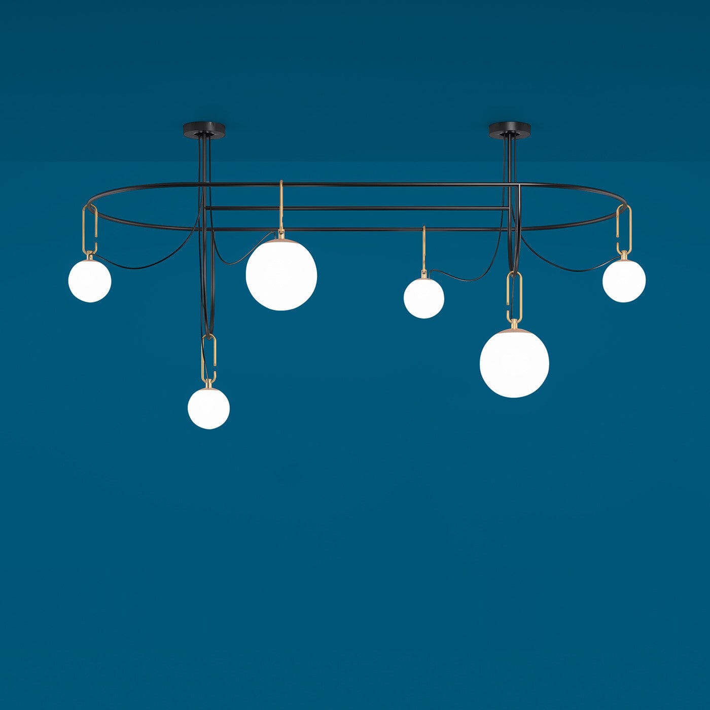 NH S5 Elliptic Suspension Pendant Lights Artemide