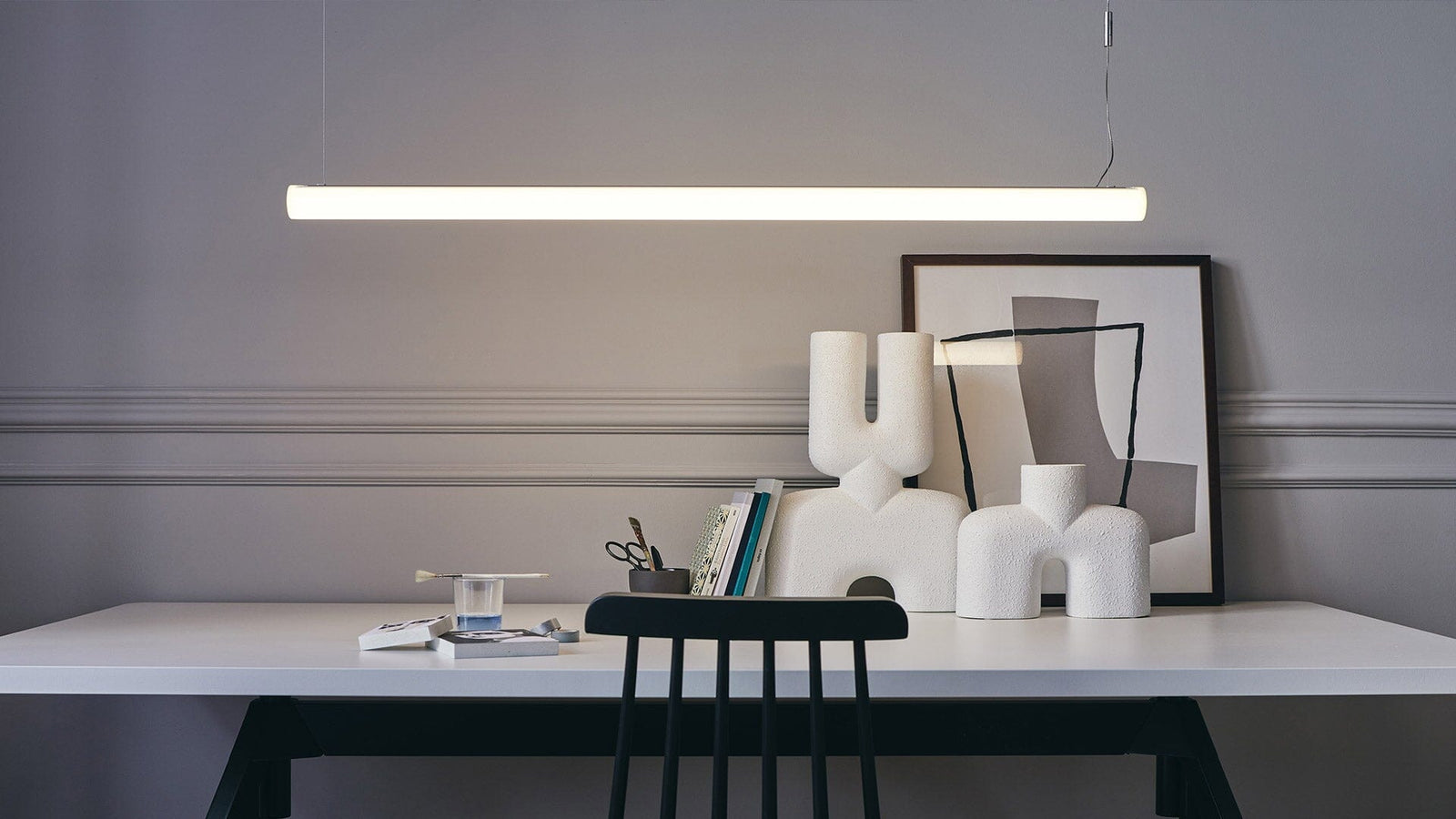 Alphabet of Light Linear Suspension Table Lamps Artemide