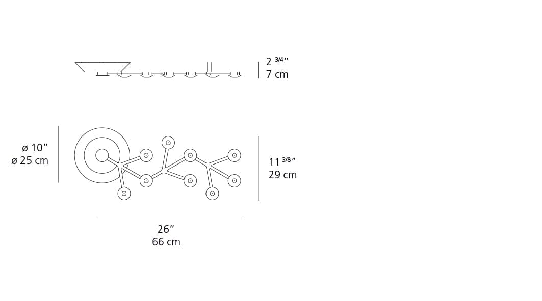 Led Net Line 66-125 Ceiling ceiling lights Artemide