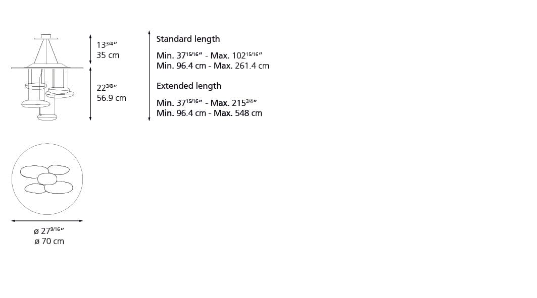 Mercury Suspension Lamp hanging lamps Artemide