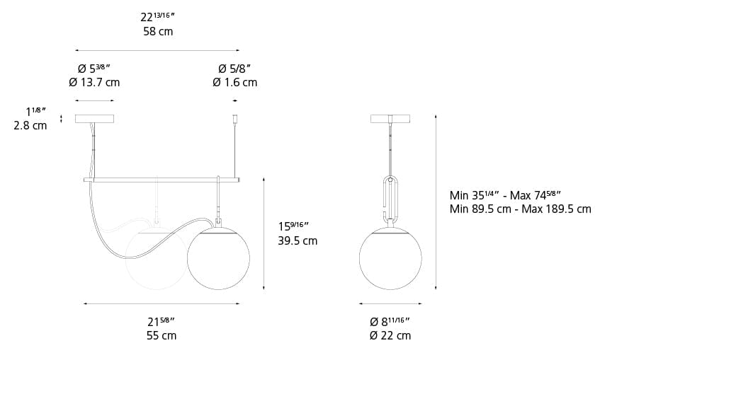 NH S1 Suspension Pendant Lights Artemide