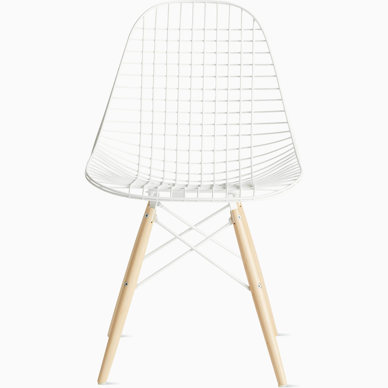 Eames Wire Chair With Dowel Base Side/Dining herman miller