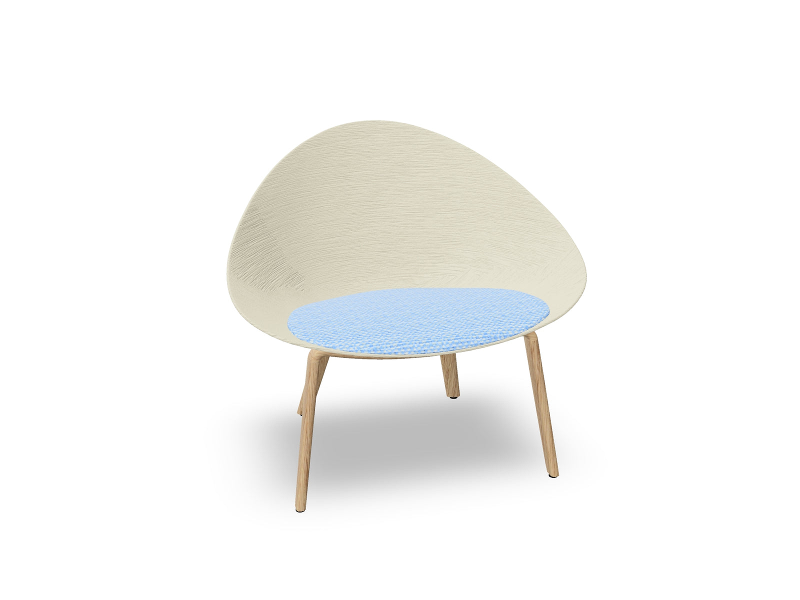 Adell 4 Leg Wood Lounge Chair