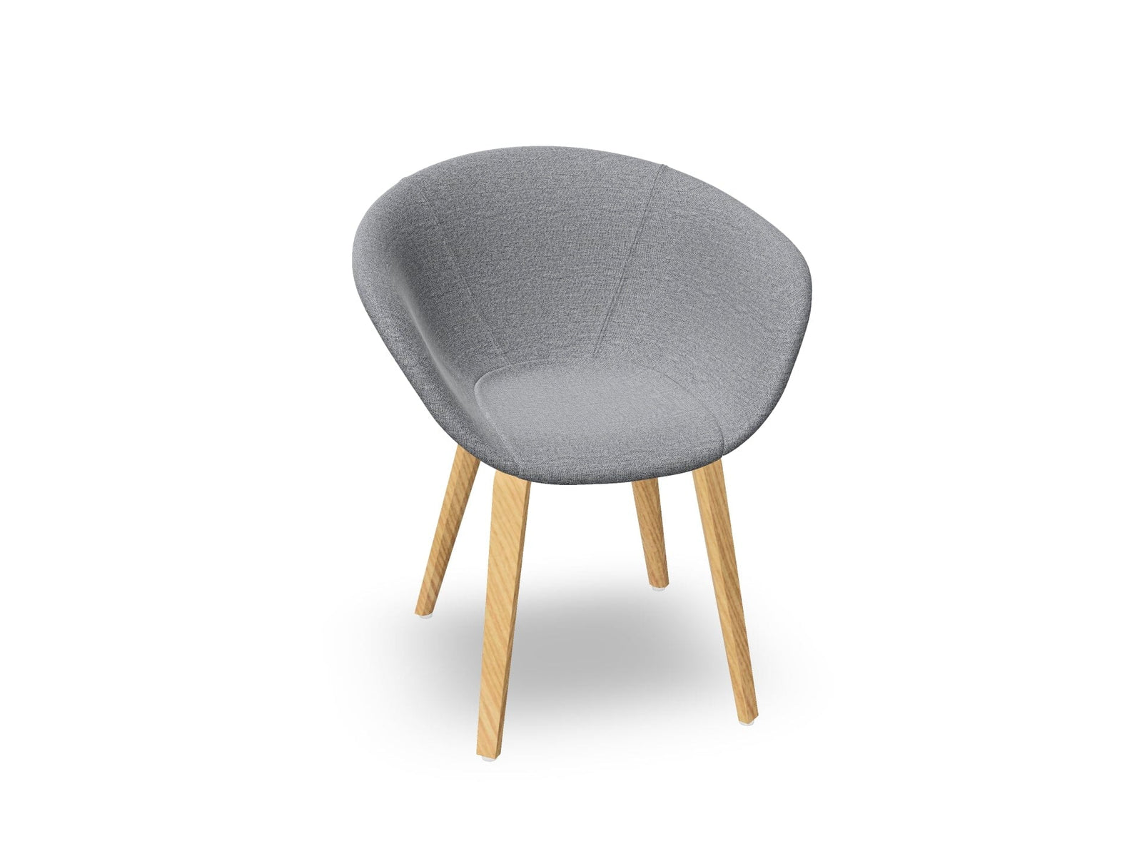 Duna 02 Wood Leg Chair With Full Upholstery Chairs Arper
