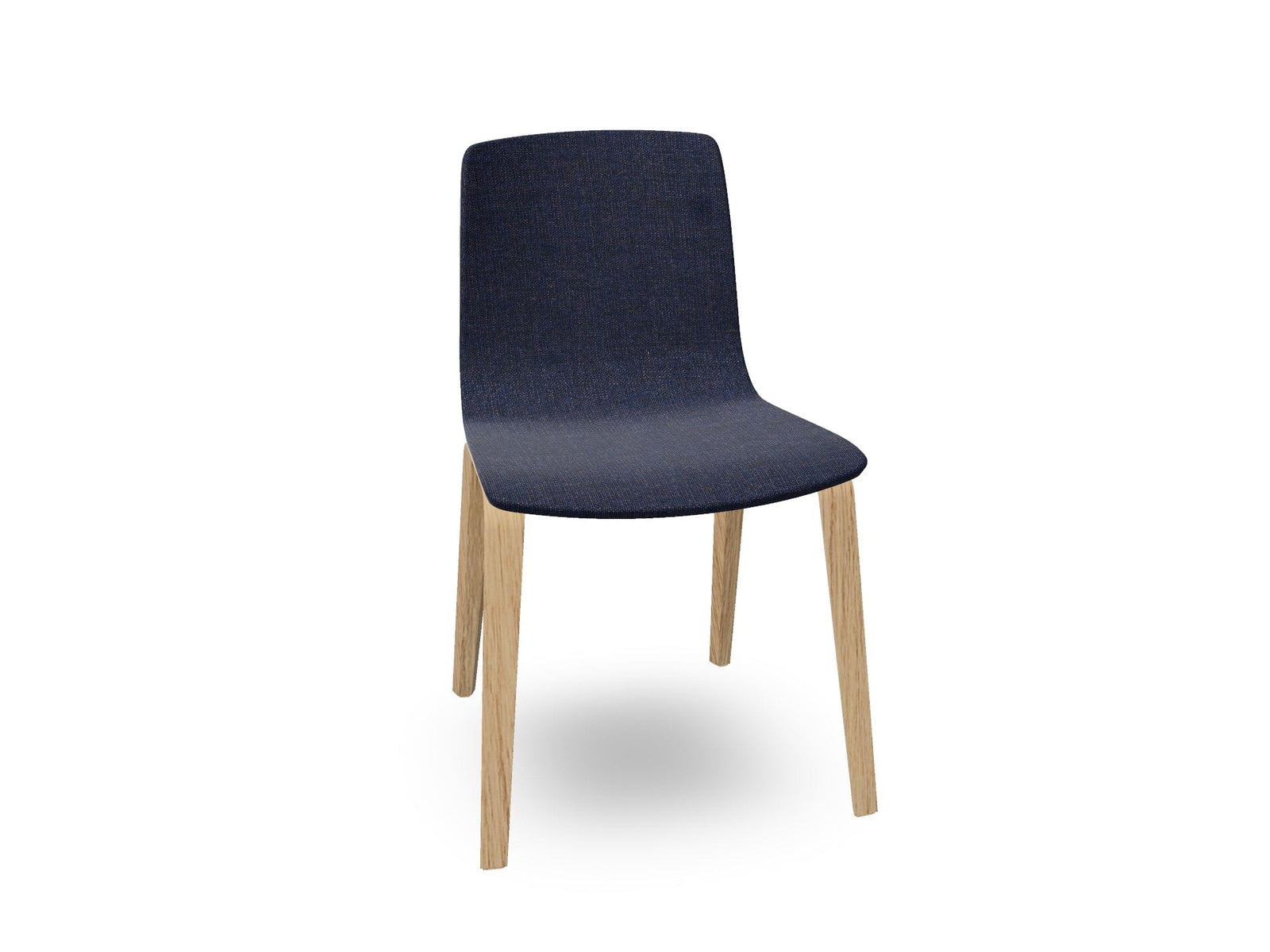 Aava 02-4 Wood Legs Chair With Fully Upholstered Chairs Arper