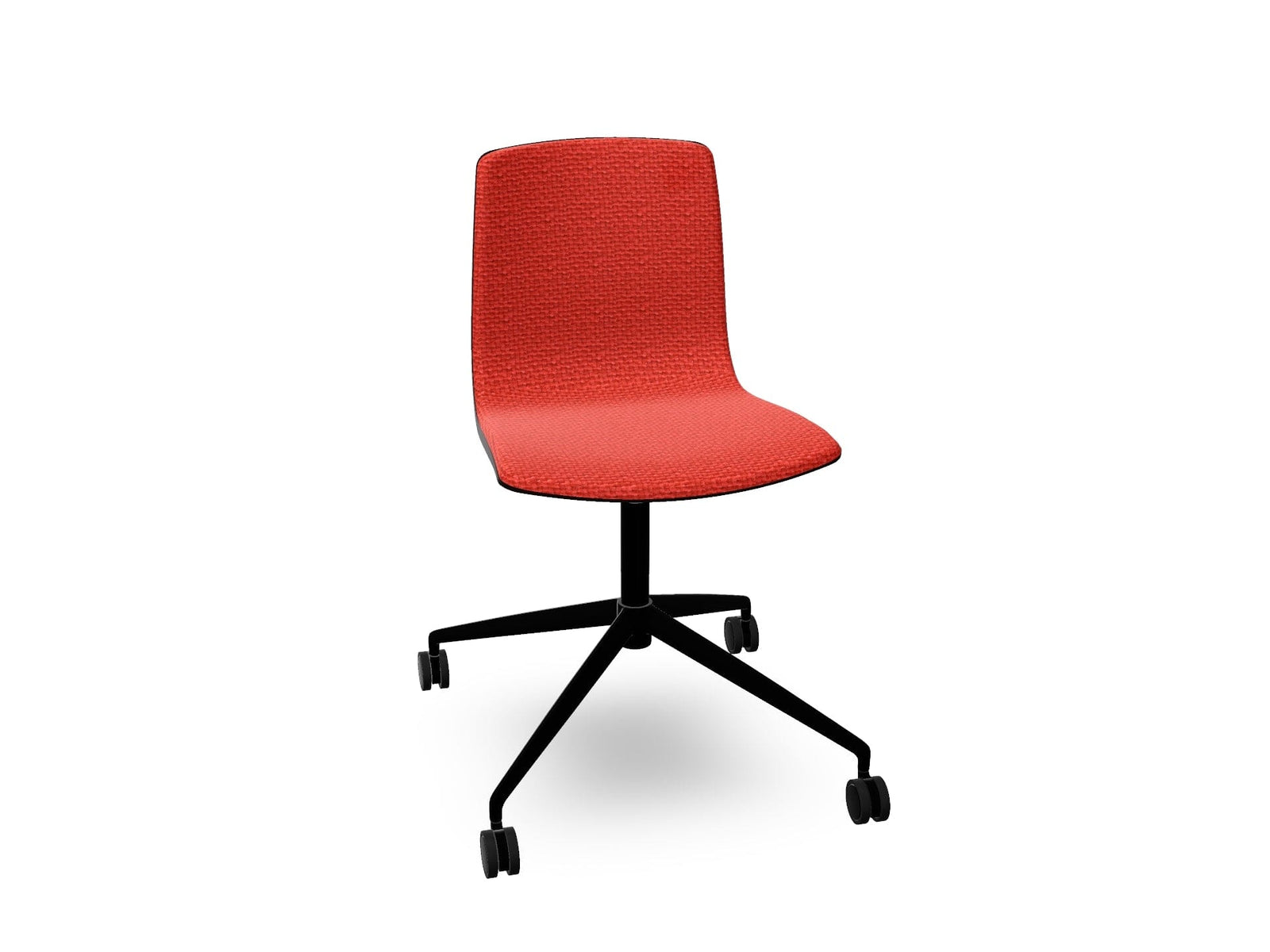 Aava 02 Fixed Trestle Base Wood Chair With Front Upholstery Chairs Arper