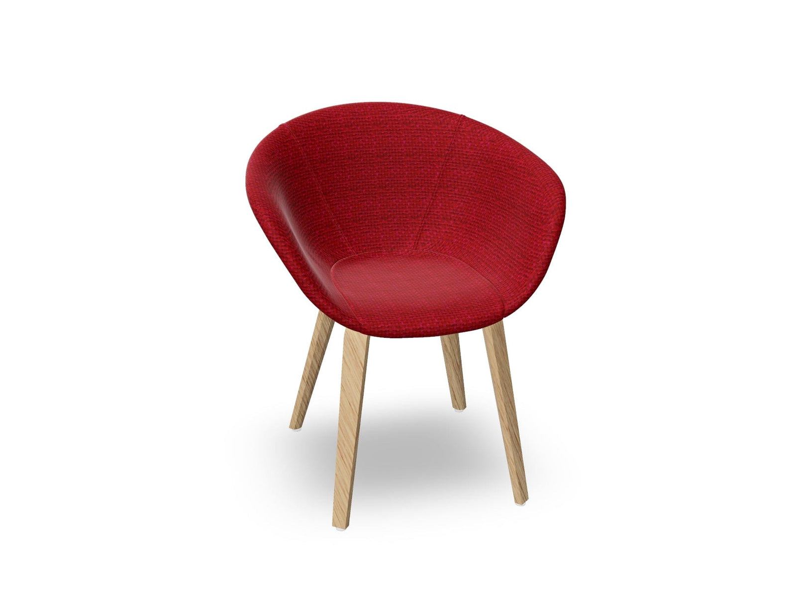 Duna 02 Wood Leg Chair With Full Upholstery Chairs Arper