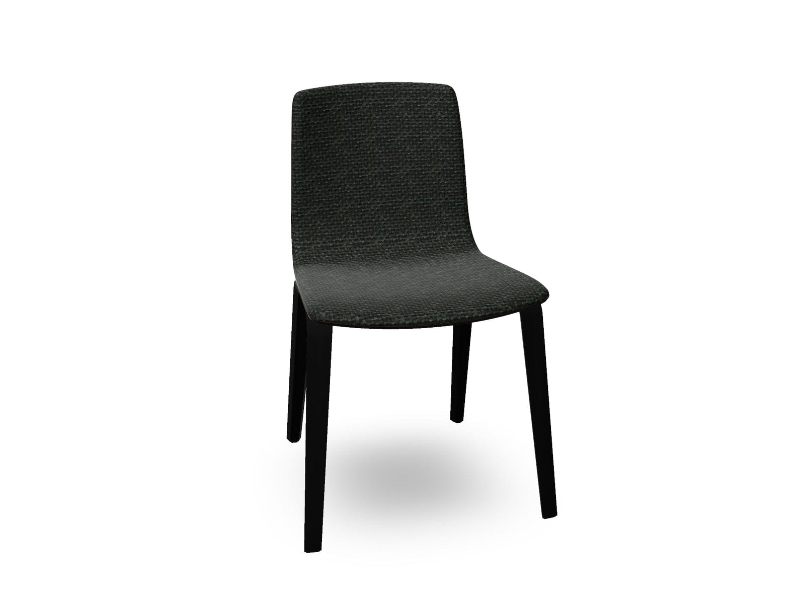 Aava 02 Wooden Chair with Front Upholstery Chairs Arper