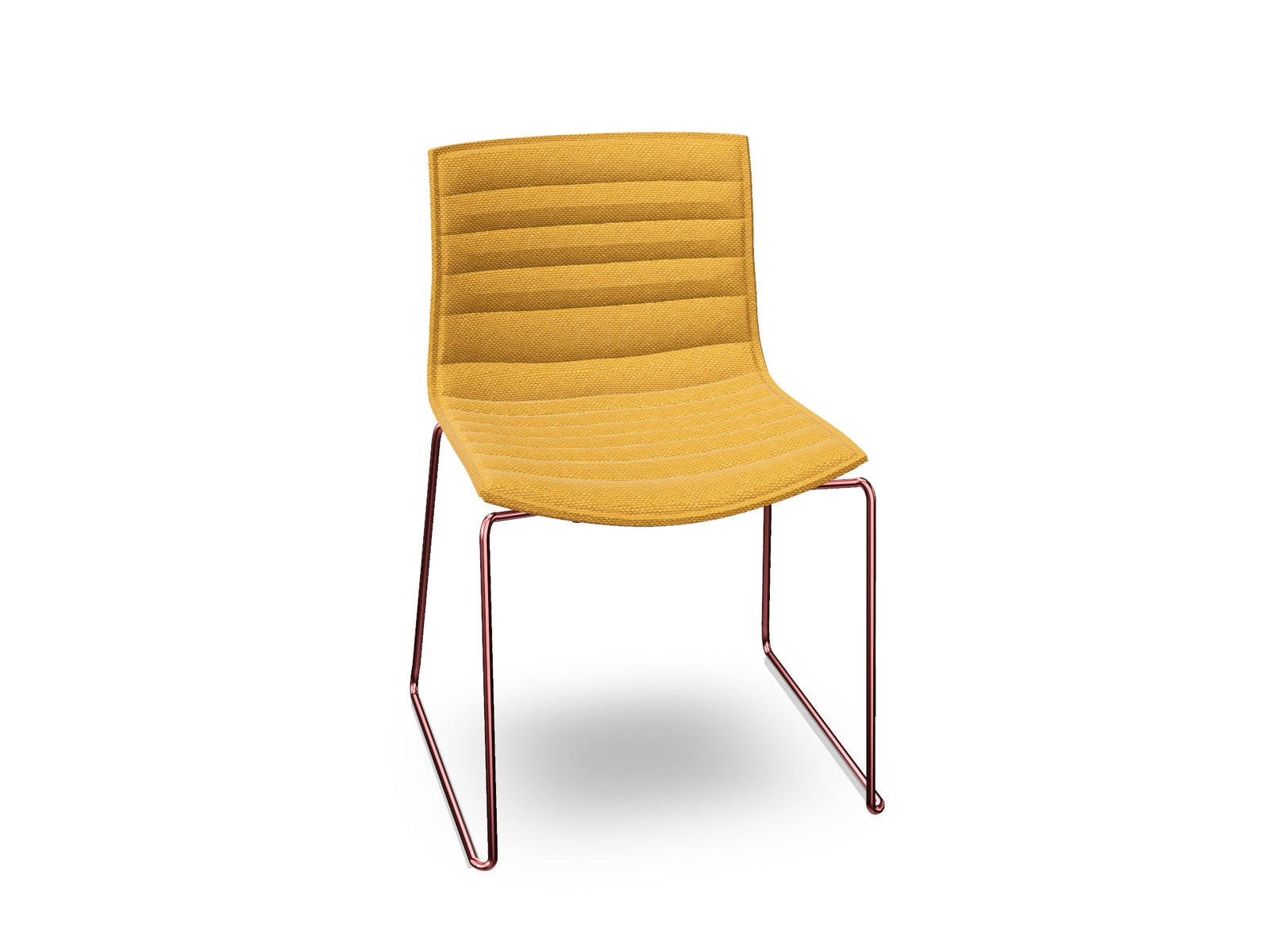 Catifa 46 Sled Base With Fully Upholstered