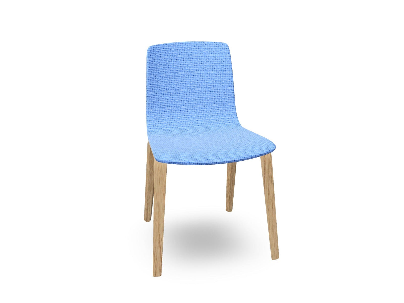 Aava 02-4 Wood Legs Chair With Fully Upholstered Chairs Arper