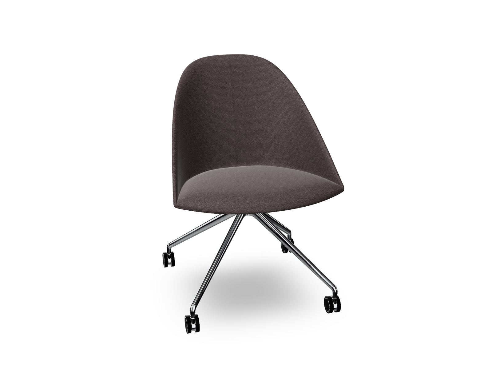 Cila Fully Upholtered Chair With Fixed Trestle Base
