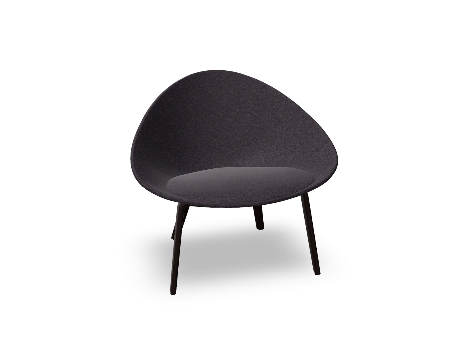 Adell 4 Leg Wood Lounge Chair With Fully Upholstered