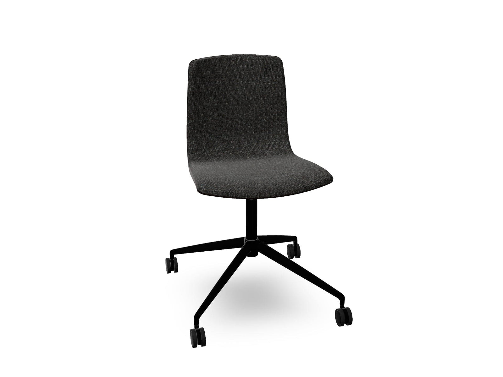Aava 02 Fixed Trestle Base Wood Chair With Front Upholstery Chairs Arper