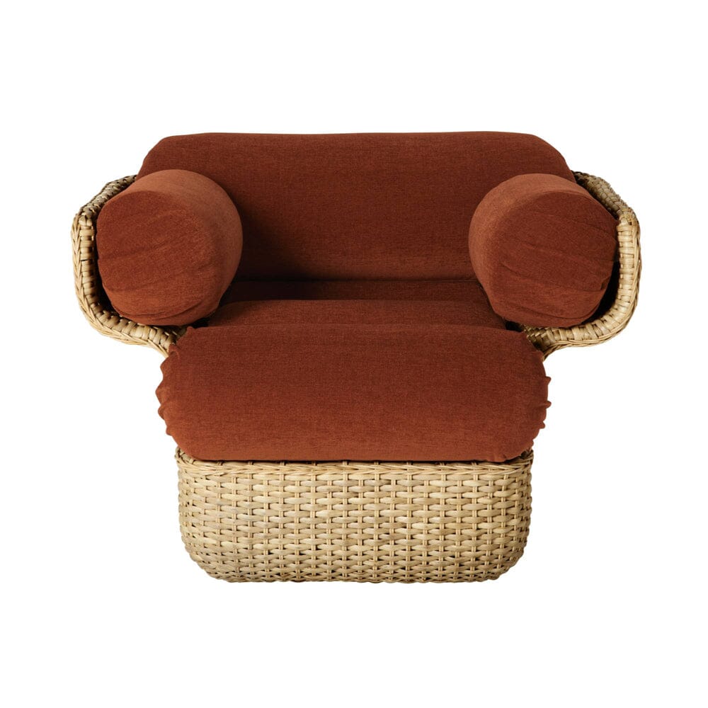 Basket Lounge Chair - Fully Upholstered lounge chair Gubi
