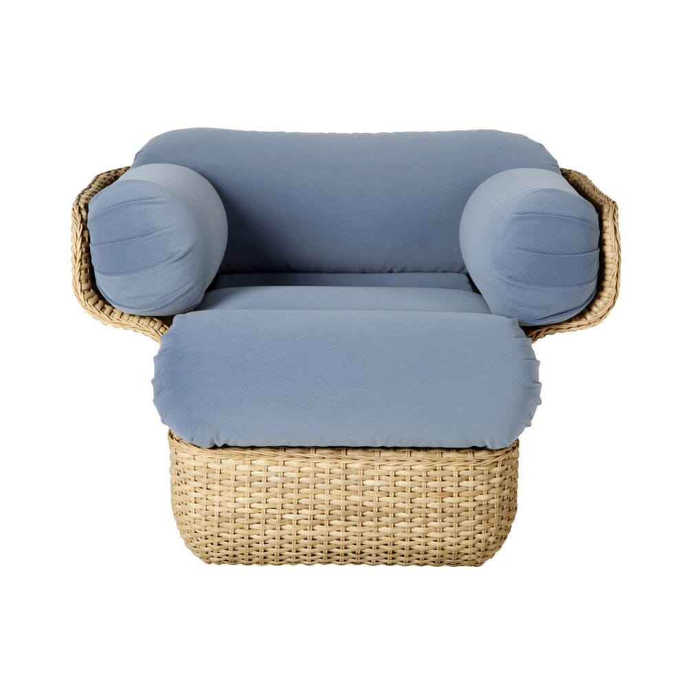 Basket Lounge Chair - Fully Upholstered lounge chair Gubi