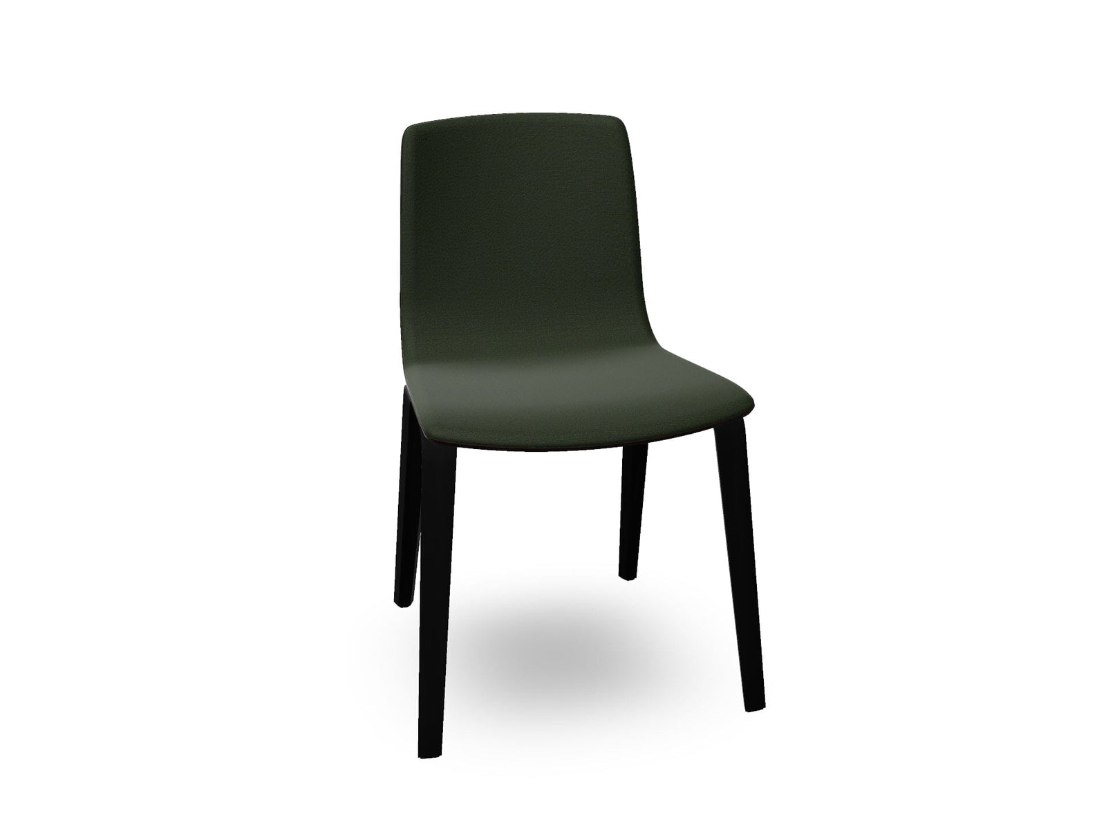Aava 02 Wooden Chair with Front Upholstery Chairs Arper