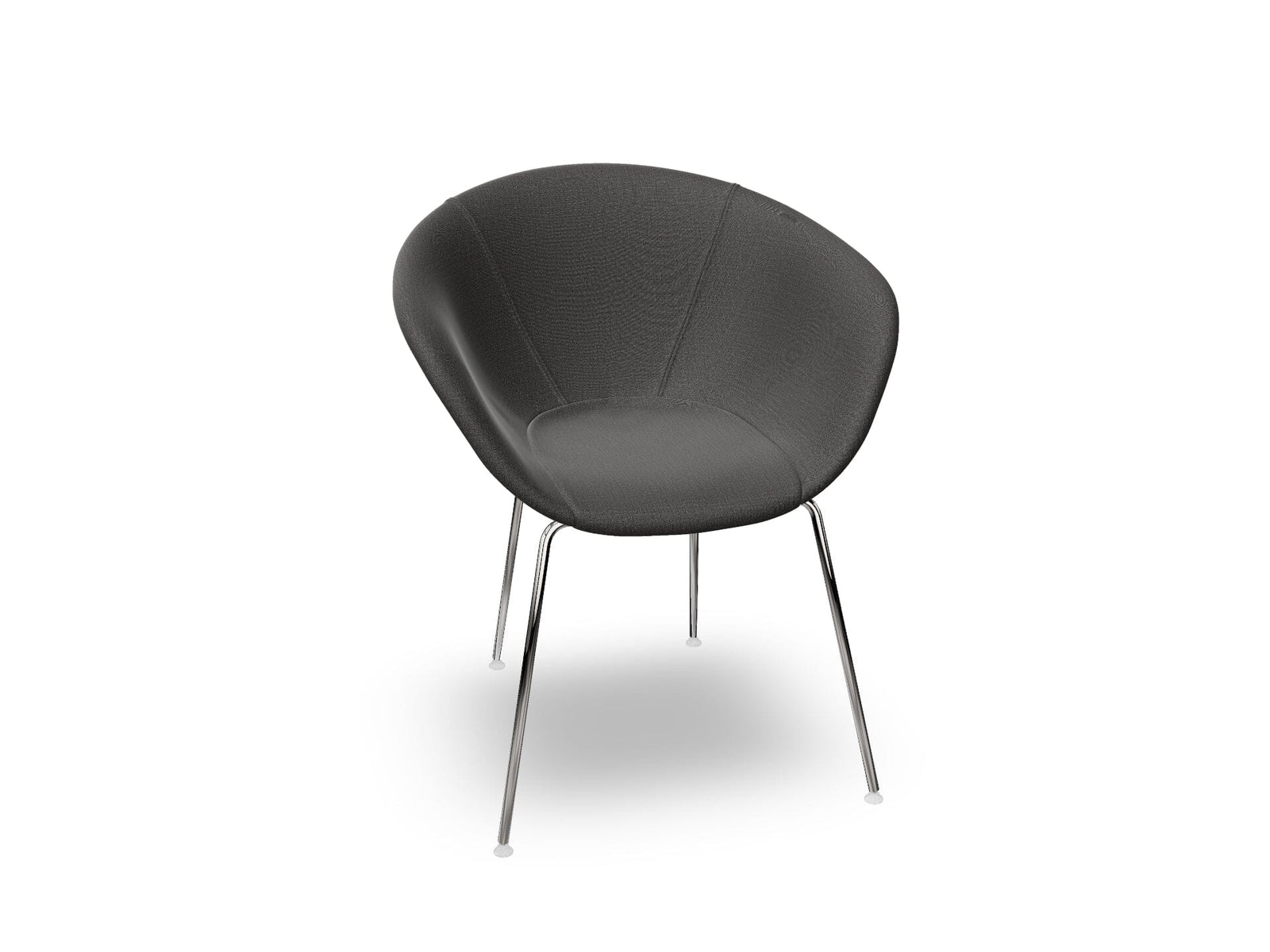 Duna 02 Four Leg Chair Fully Upholstered Chairs Arper