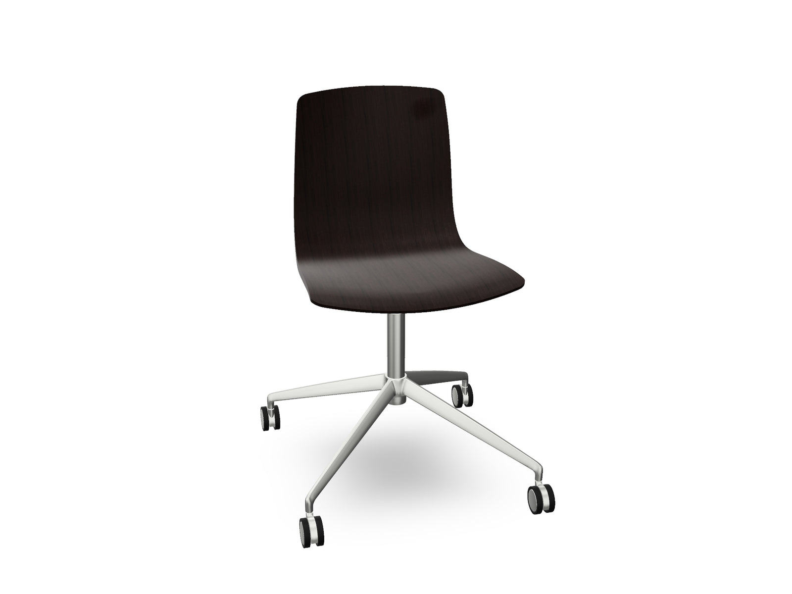 Aava 02 Fixed Trestle Base Wood Chair