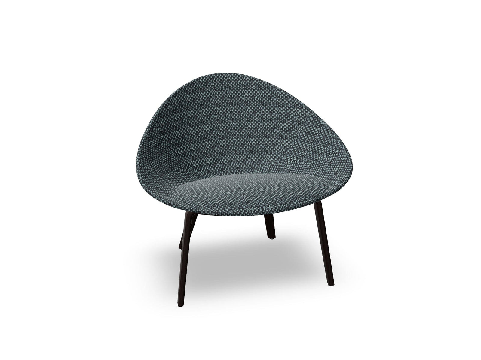 Adell 4 Leg Wood Lounge Chair With Fully Upholstered lounge chair Arper