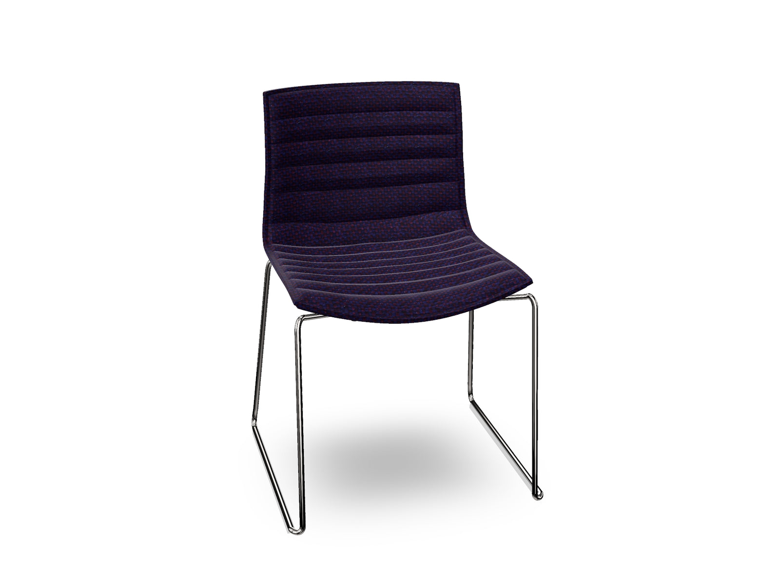 Catifa 46 Sled Base With Fully Upholstered