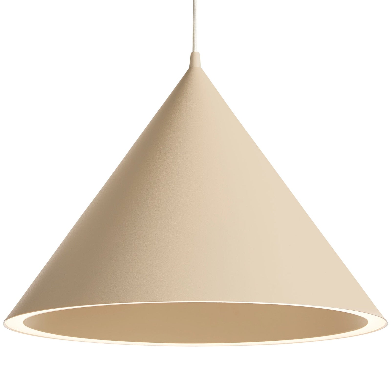 Annular Pendant Lamp hanging lamps Woud Small Beige