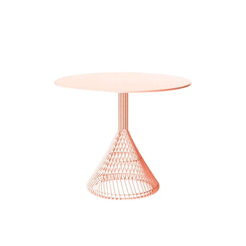 Bistro Table table Bend Goods Peachy Pink Metal Top