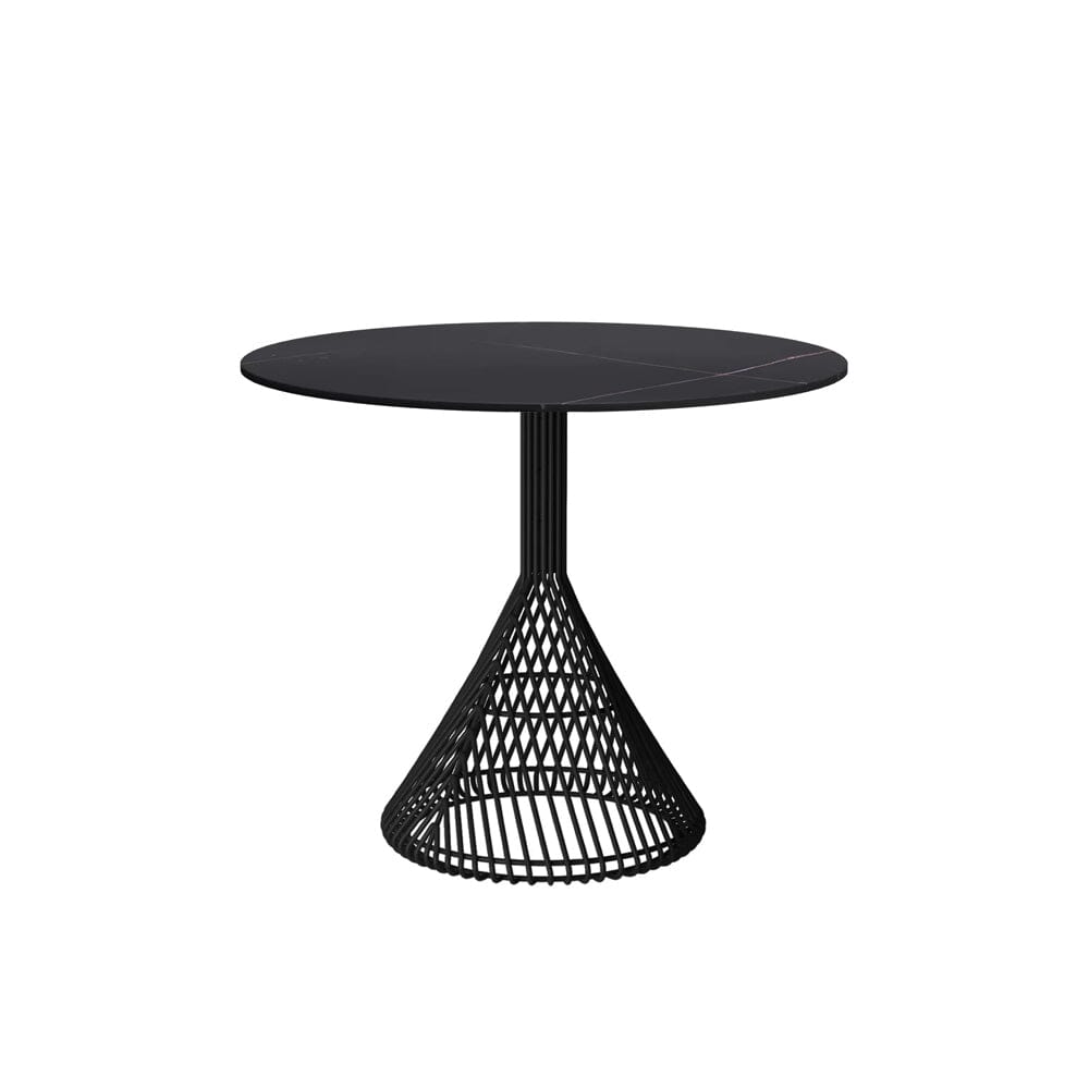 Bistro Table table Bend Goods Black Ceramic Stone Black +$400