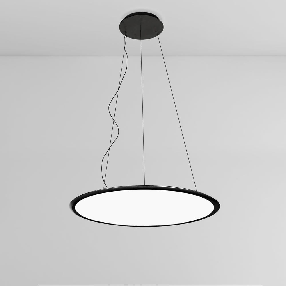 Discovery Suspension Extended Length Pendant Lights Artemide Balck Dimmable 2-Wire