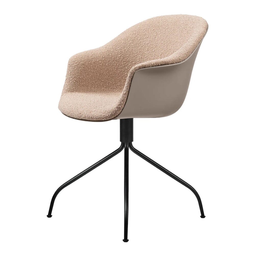 Bat Swivel Base Meeting Chair - Front Upholstered Chairs Gubi